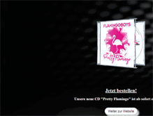Tablet Screenshot of flamingoboys.de